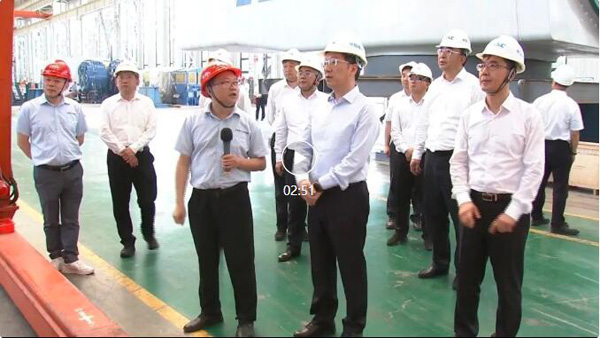 辽宁省省委副书记、省长李告成来918博天堂集团调查调研